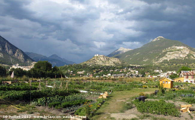 Briançon vue du plateau Serre Giniez.
