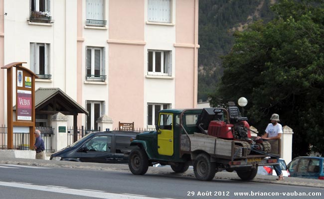 Sur la route d'Italie à Briançon.