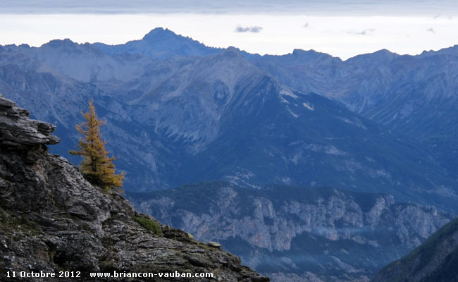 La vallée de Freissinières dans le parc national des Écrins..