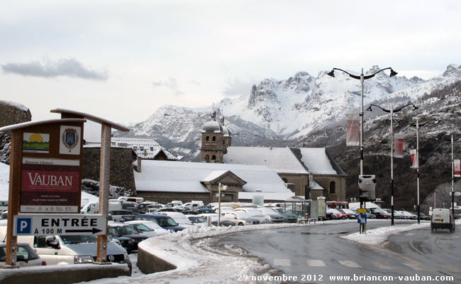 Le Champ de Mars à Briançon.