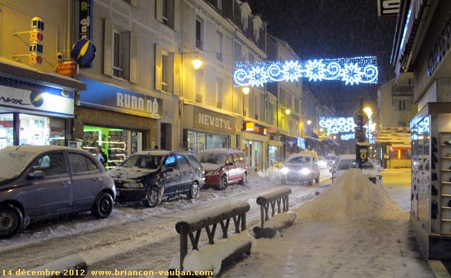 Rue Centrale à Briançon.