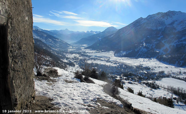 La vallée de la Guisane dans le Briançonnais.
