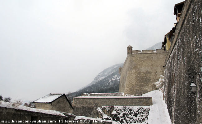 Les remparts de la Cité Vauban à Briançon.