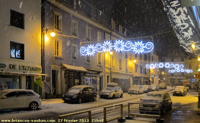 Rue Centrale à Briançon.