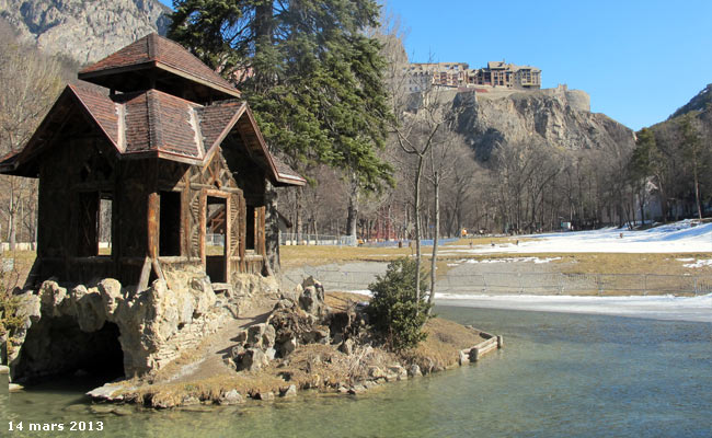 Le parc municipal de la Schappe à Briançon.