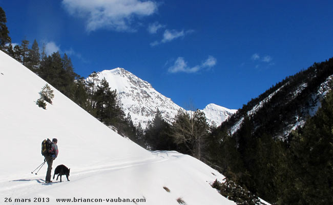 Sur le GR 5 au dessus de Plampinet.