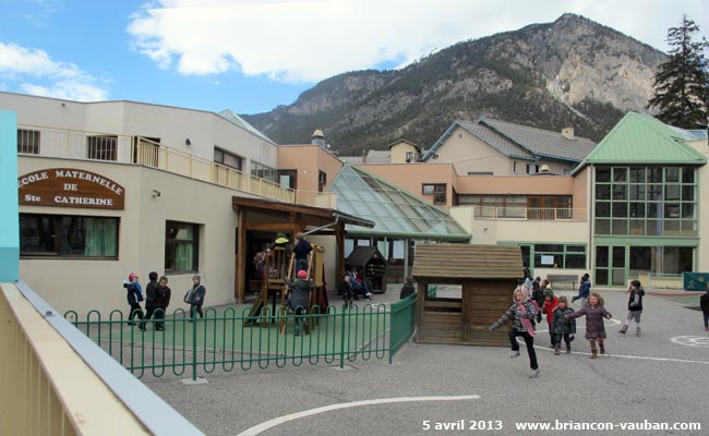 l' école Ste Catherine à Briançon.