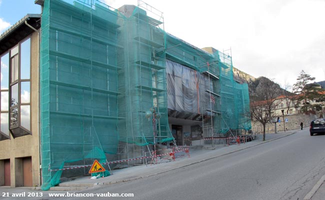 Réfection du théâtre du Cadran à Briançon.