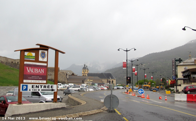 Le Champ de Mars à Briançon.