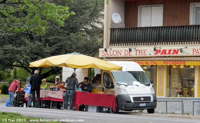 Le marché de Briançon.