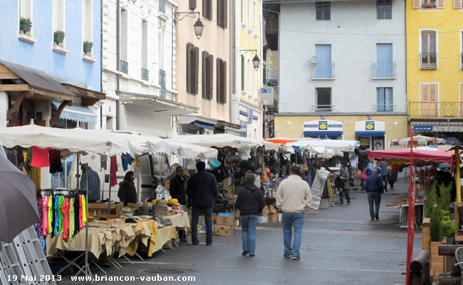 Le marché de Briançon.