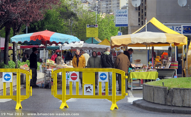 Le marché de Briançon.