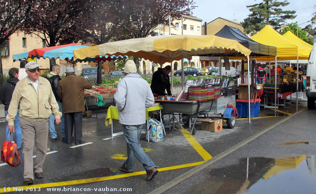 Le marché de Briançon.