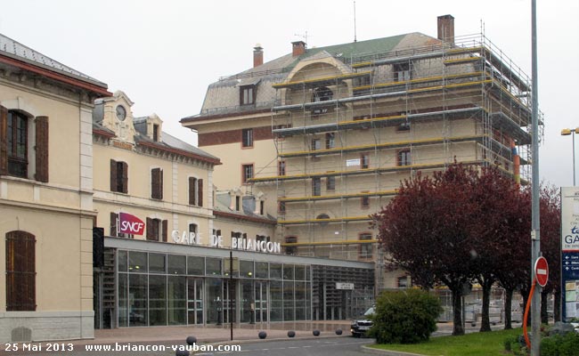 La gare de Briançon.