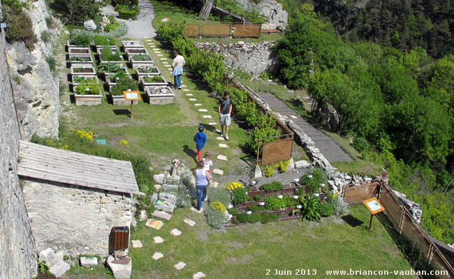 Le jardin du gouverneur à Briançon.