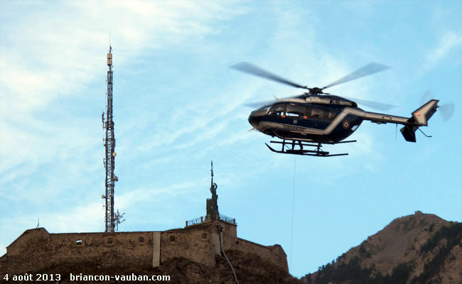 Le fort du château à Briançon.