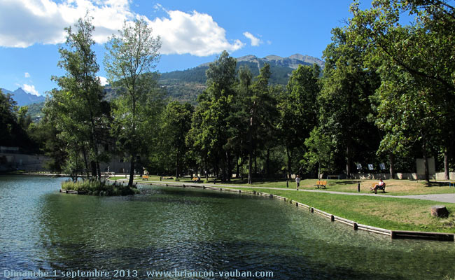 Le parc de la Schappe à Briançon.