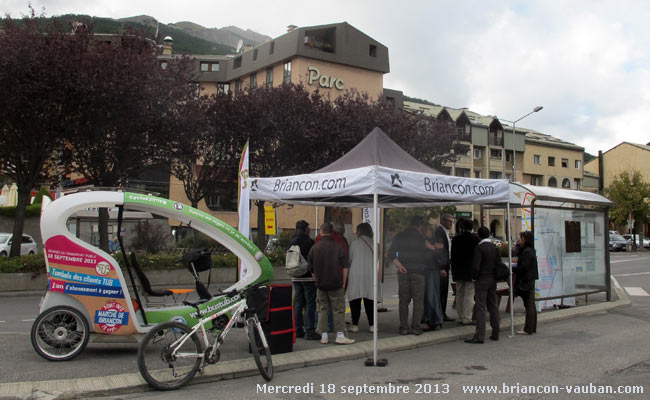 Journée de la "VELOrution" à Briançon.