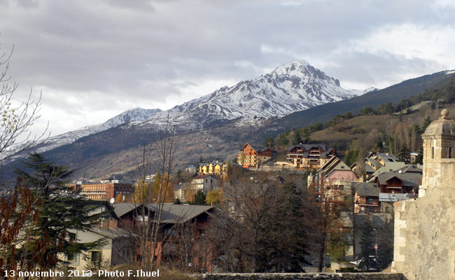 Le Grand Aréa au dessus de Briançon.