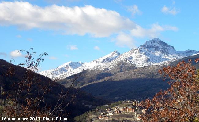 Le Grand Aréa au dessus de Briançon.