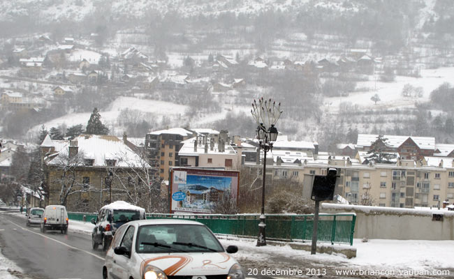 Avenue de la République à Briançon.