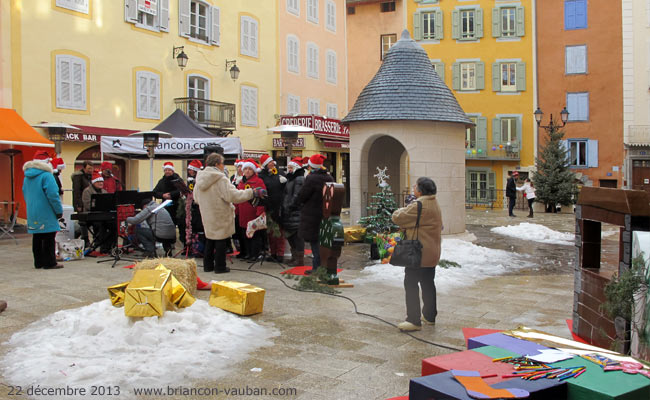 La place d'Armes à Briançon.