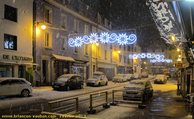 La rue Centrale à Briançon.