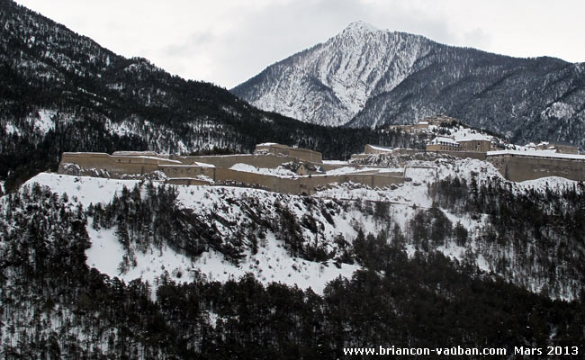 Le fort des Têtes à Briançon.