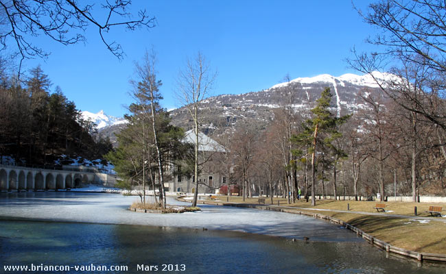 Le parc municipal de la Schappe à Briançon.