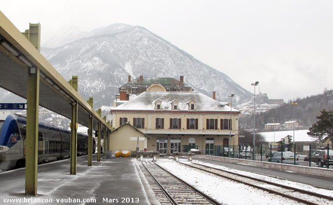 La gare de Briançon.