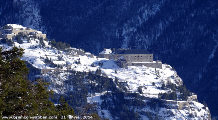 Le fort du Randouillet à Briançon.