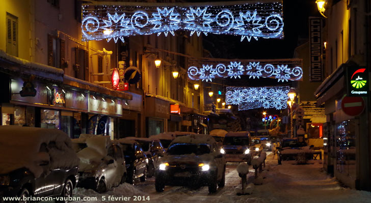 La rue Centrale à Briançon.