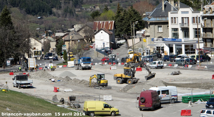 le Champ de Mars à Briançon.
