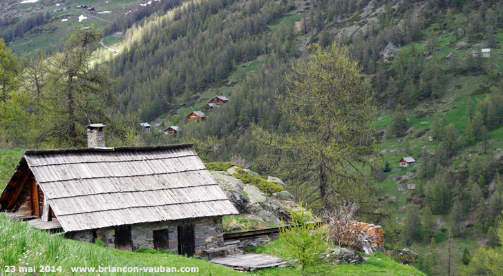 Un chalet du Laraux au dessus de Fontcouverte.