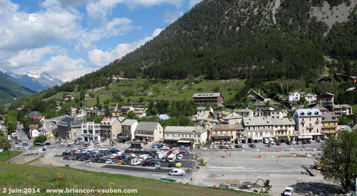 Le champ de Mars à Briançon.