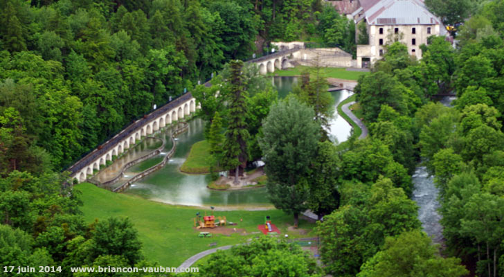 Le parc municipal de la Schappe à Briançon