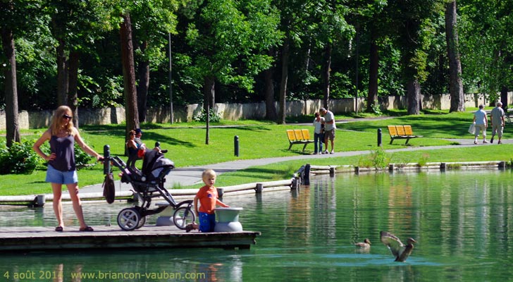 Le parc municipal de la Schappe à Briançon