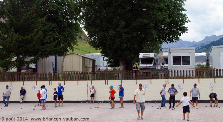 Le boulodrome de Briançon.