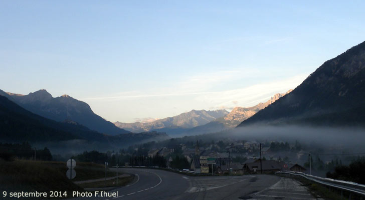 Le village de La Vachette dans la haute vallée de la Durance.