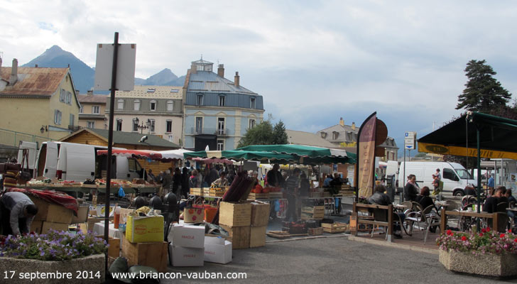 Place de l'Europe à Briançon.