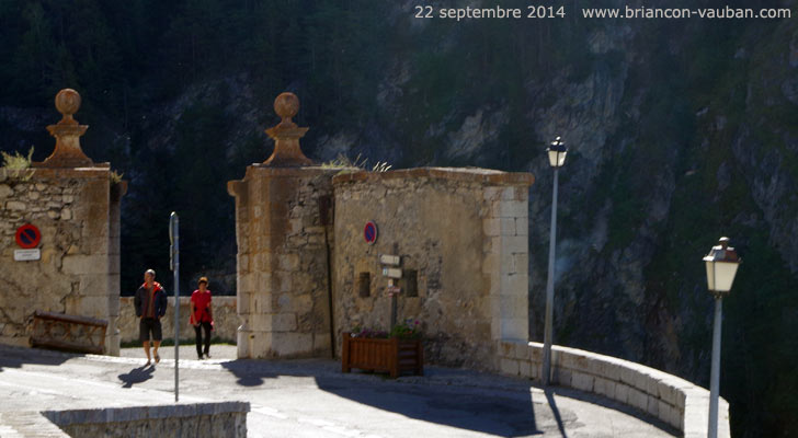 Porte de la Durance à Briançon.