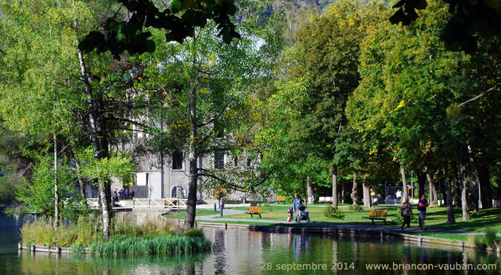 Le parc municipal de la Schappe à Briançon