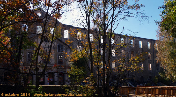 L'ancienne usine de la Schappe à Briançon.