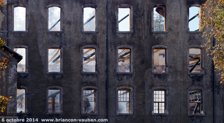 L'ancienne usine de la Schappe à Briançon.