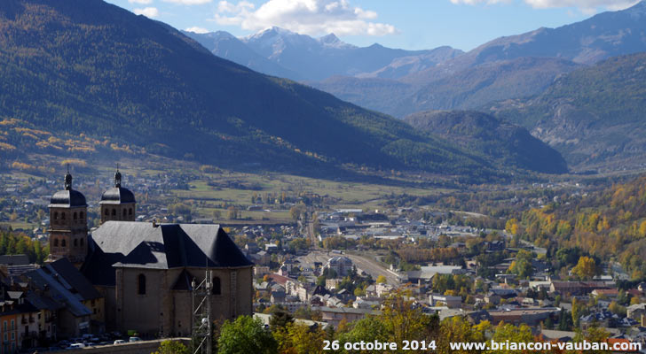 Briançon dans la haute vallée de la Durance. 