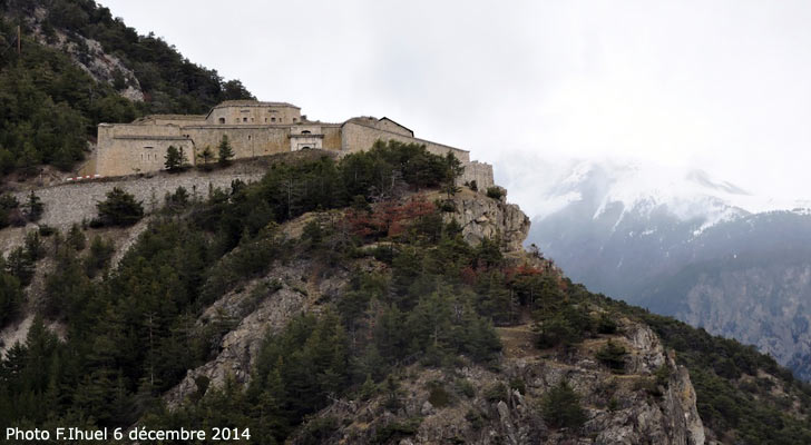 Le fort des Salettes à Briançon.