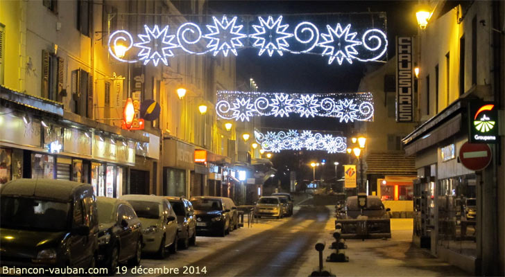 Rue Centrale à Briançon.