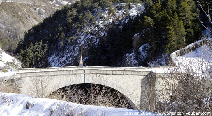 Le pont d'Asfeld à Briançon