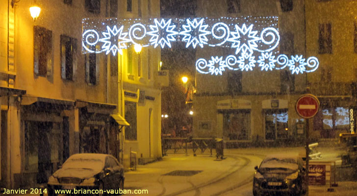 Rue Centrale à Briançon.