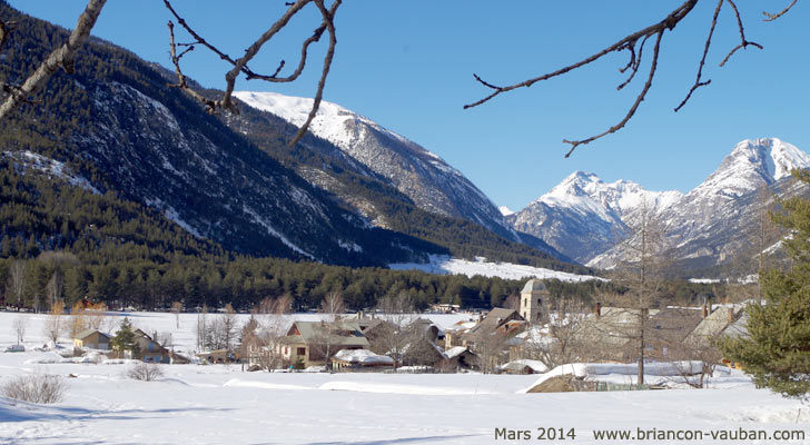 Le village des Alberts dans la vallée de la Clarée.